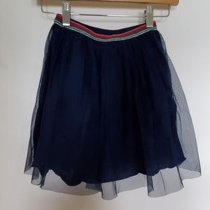 Girls Navy Blue Tulle Skirt
